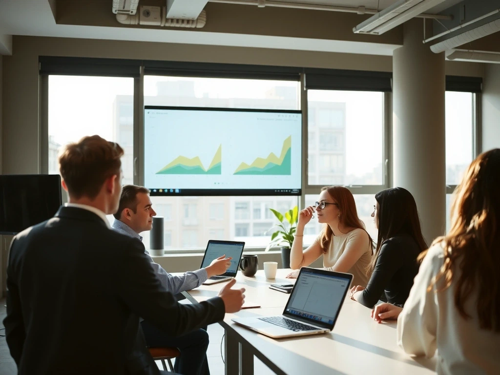 Team aziendale al lavoro