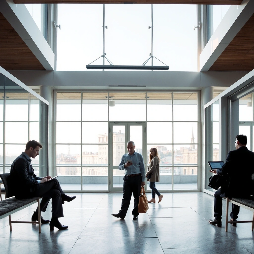 Interni moderni con segnale 5G